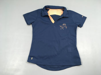 Polo de sport m.c bleu cheval