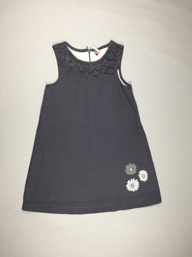 Robe s.m bleu - pétales au cou - fleurs, moins cher chez Petit Kiwi