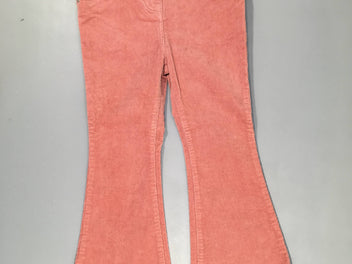 Pantalon velours vieux rose Bootcut