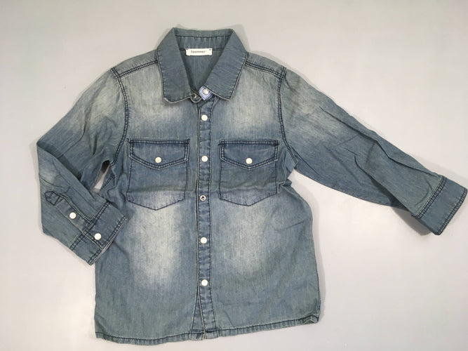 Chemise m.l denim, moins cher chez Petit Kiwi