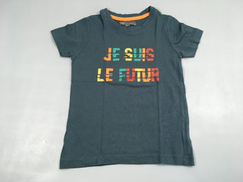 T-shirt m.c gris foncé bleuté Je suis le futur