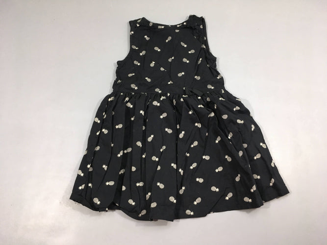 Robe s.m noire ananas, moins cher chez Petit Kiwi