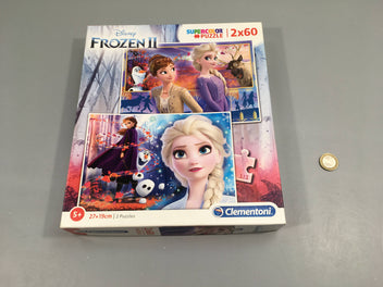 Puzzle Super color 2-60 pcs Frozen II Complet