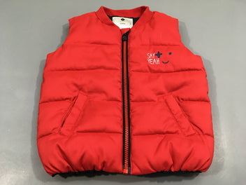 Bodywarmer rouge Say-2petits accrocs arrière