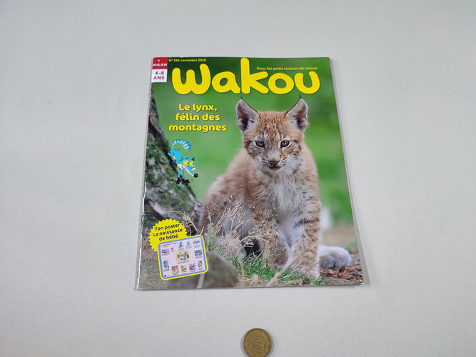 Wakou - Le lynx, félin des montagnes, moins cher chez Petit Kiwi