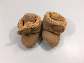 Chaussons polar fourrés bruns