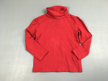 T-shirt col roulé rouge