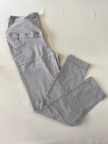 Jeans slim de grossesse gris à revers, moins cher chez Petit Kiwi