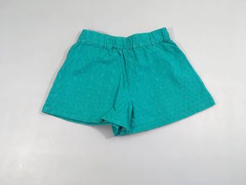 Short vert broderies