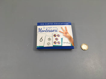 Complet 108 cartes éducatives, je compte avec Montessori