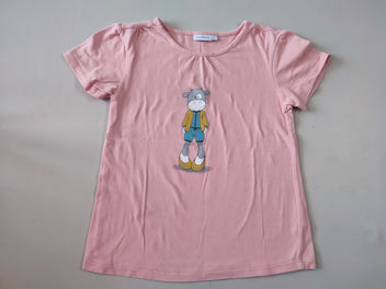 T-shirt m.c rose clair vache Lola