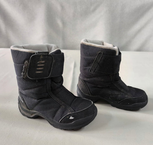 Bottes de neige noires (semelles en très bon état, mais à relaver), 26, moins cher chez Petit Kiwi