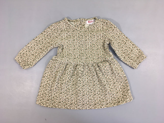 Robe m.l denim papillon strass, moins cher chez Petit Kiwi