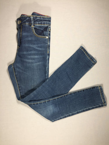 Jeans bleu foncé - taille élastique, moins cher chez Petit Kiwi