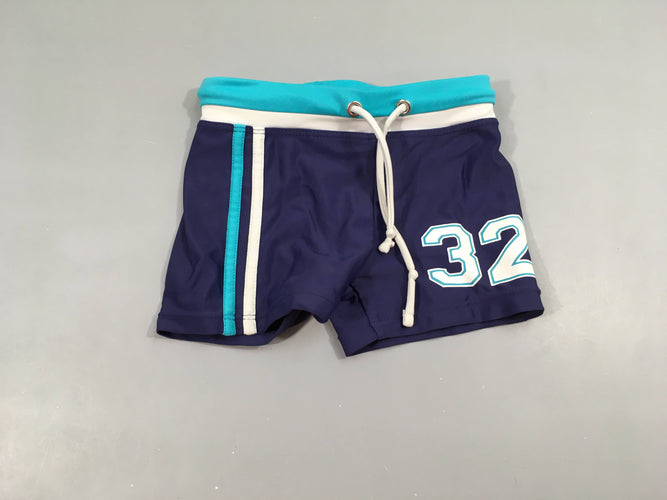 Maillot boxer bleu 32, moins cher chez Petit Kiwi