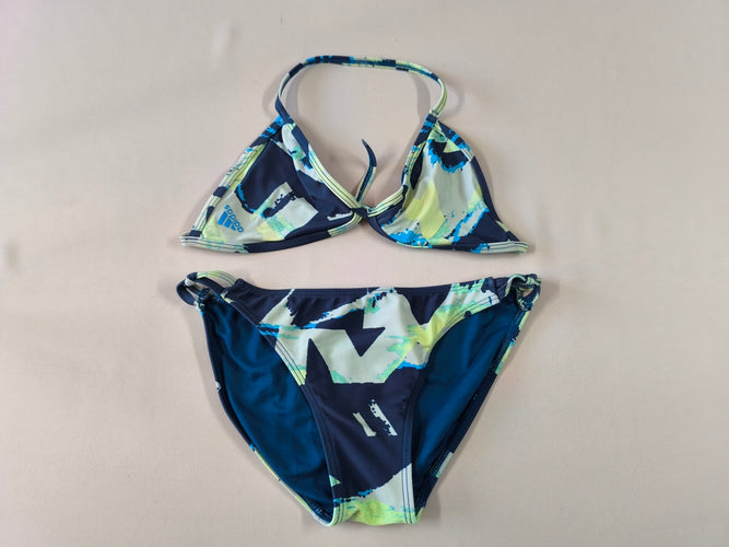 Bikini bleu marine/beige/jaune/bleu, moins cher chez Petit Kiwi