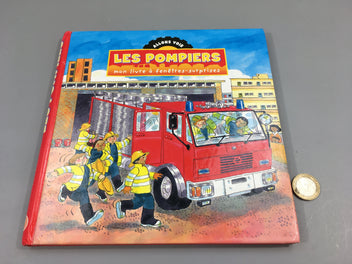 Les pompiers-Mon livre à fenêtres surprises