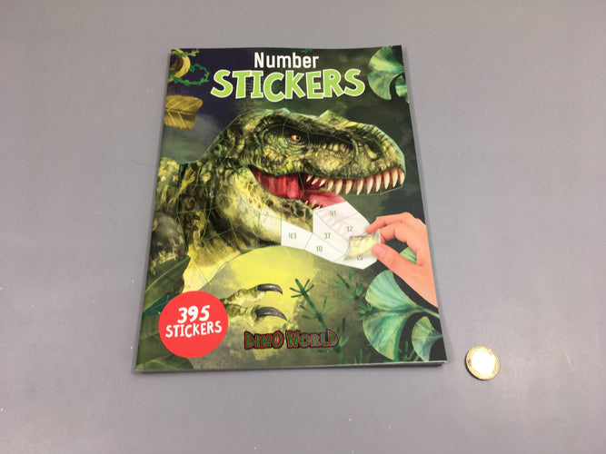 Number stickers dino world, moins cher chez Petit Kiwi