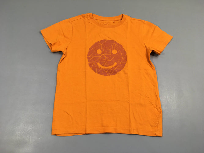 T-shirt m.c orange visage, moins cher chez Petit Kiwi