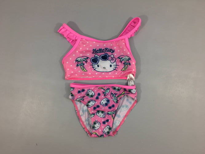 Bikini rose pois Hello Kitty, moins cher chez Petit Kiwi