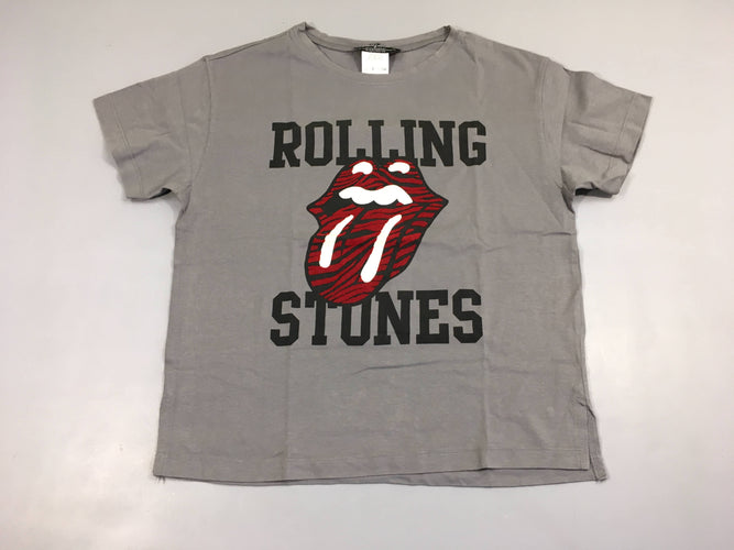 T-shirt m.c gris foncé rolling stones, moins cher chez Petit Kiwi