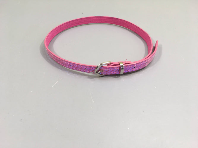 Ceinture rose sequins, moins cher chez Petit Kiwi