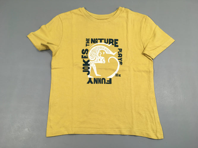 T-shirt m.c jaune Nature, moins cher chez Petit Kiwi