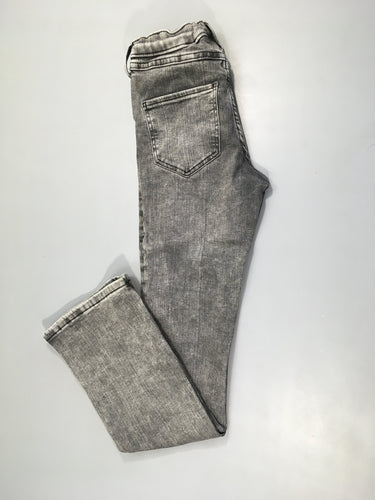 Jeans bootcut gris effet délavé, moins cher chez Petit Kiwi