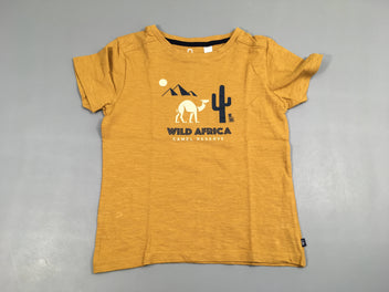 T-shirt m.c ocre flammé Cactus