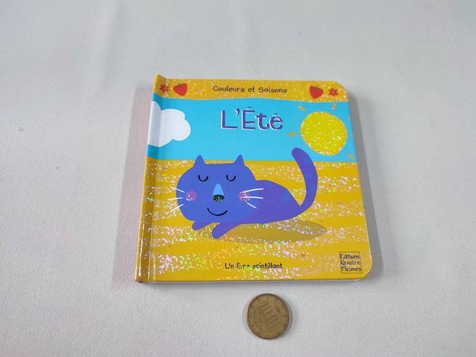 L'été - Livre scintillant, moins cher chez Petit Kiwi