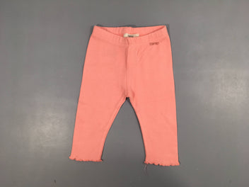 Pantalon molleton rose côtes