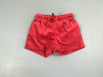 Short velours ras rose