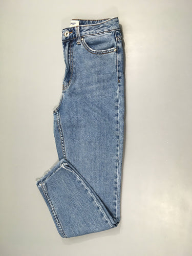 Jeans bas effiloché, 26/32, moins cher chez Petit Kiwi