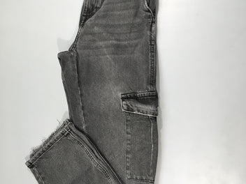 Jeans noir cargo, 25/32