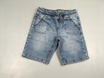 Bermuda jean taille élastique