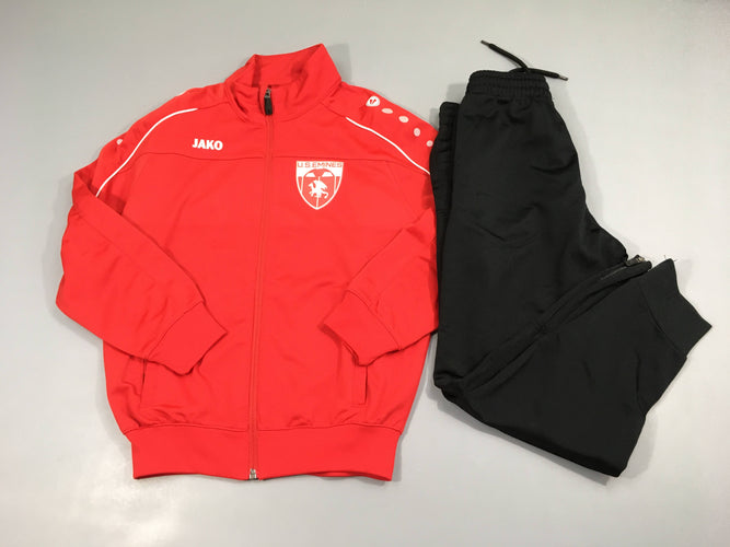 Ensemble de training jako rouge/ noir veste + pantalon, US Emines, moins cher chez Petit Kiwi