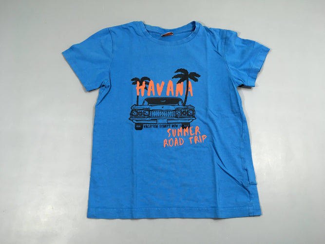 T-shirt m.c bleu Havana, moins cher chez Petit Kiwi