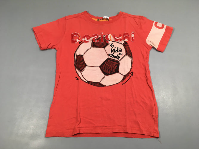 T-shirt m.c rouge foot, moins cher chez Petit Kiwi