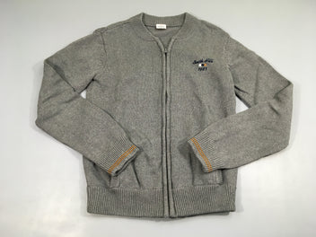 Gilet zippé gris chiné South Hill