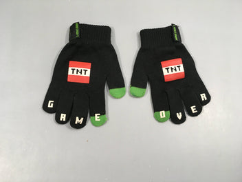 Gants noir/vert TN Minecraft