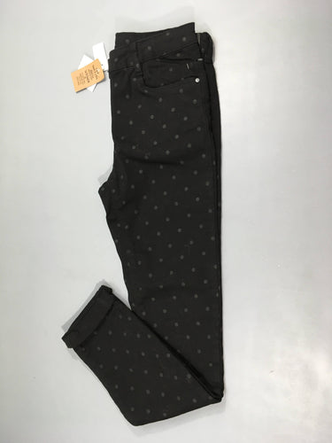 NEUF Pantalon Slim noir pois, moins cher chez Petit Kiwi