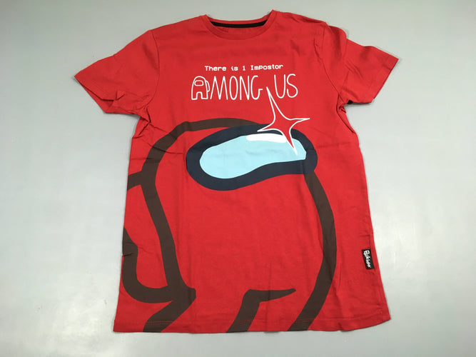 T-shirt m.c rouge Among Us, moins cher chez Petit Kiwi