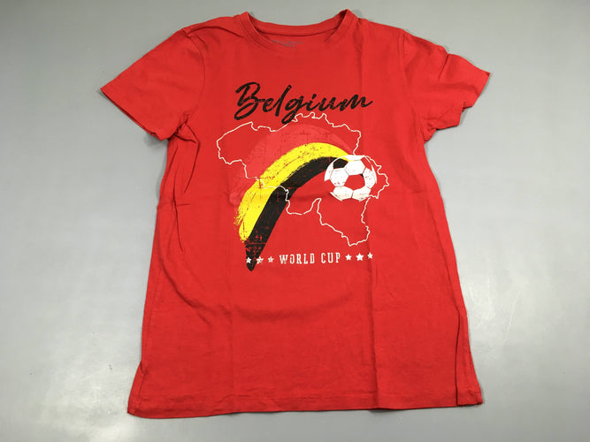 T-shirt m.c rouge foot, moins cher chez Petit Kiwi