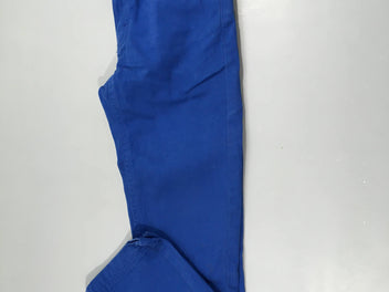 Pantalon bleu vif , 100% coton