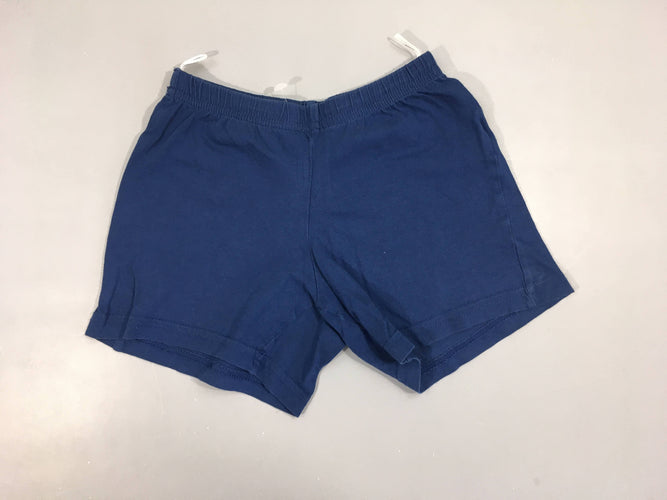 Short jersey bleu foncé, moins cher chez Petit Kiwi