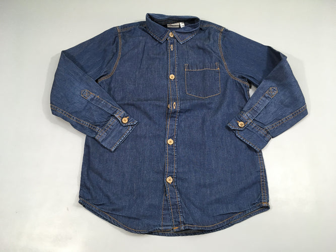 Chemise m.l denim, 100% coton, moins cher chez Petit Kiwi