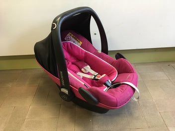 Siège auto Pebble Plus rose/mauve - Groupe 0+ (jusqu'à 13kg) - dos à la route - compatible avec la base 3wayFix