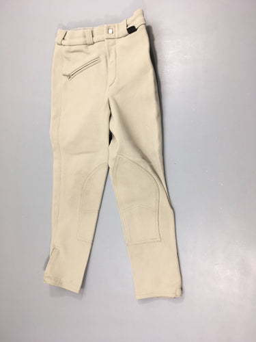 Pantalon d'équitation beige Strobel, taché à relaver, moins cher chez Petit Kiwi