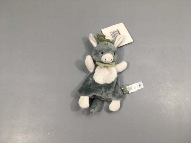 NEUF doudou âne velours gris Kaloo, moins cher chez Petit Kiwi