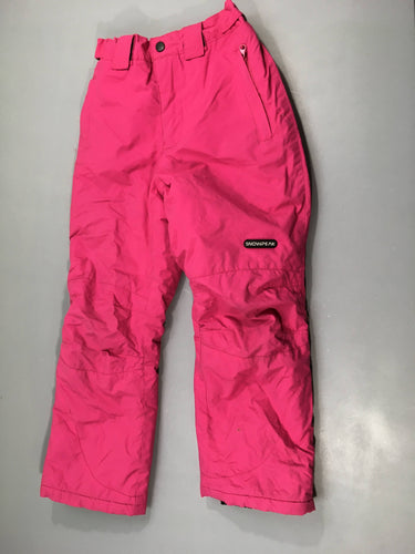 Pantalon de ski rose Snowpeak, quelques taches, moins cher chez Petit Kiwi